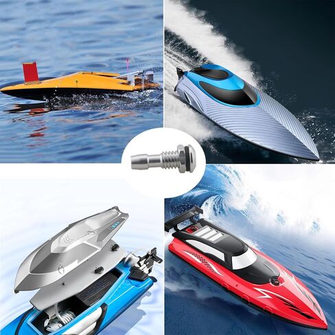 2PCS Aluminium Alloy M6 Remote Controlled Boat Water Outlet Nozzle Suitable for Electric/Methanol/Petrol Vessels Engine Cooling Systems in Saudi Arabia
