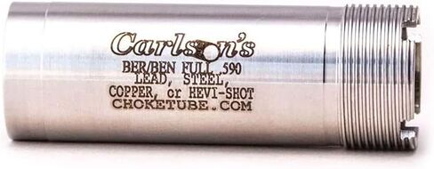 Carlson's Choke Tubes 20 Gauge Compatible for Beretta Benelli Mobil [ Full | 0.590 Diameter ] Stainless Steel | Flush Mount Replacement Choke Tube | Made in USA in Saudi Arabia