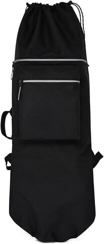 Skateboard Bag Backpack Water-Resistant & Night Reflective Adjustable Straps Multi-Pocket for Outdoor Sports Skateboard Gear Accessories in Saudi Arabia