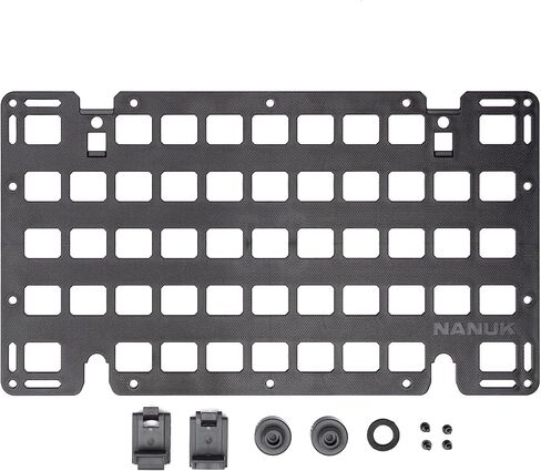 طقم لوحة Nanuk Molle لحقيبة 935 مع هيكل من الراتنج خفيف الوزن، سهل التركيب، وتوافق ملحقات Molle (أسود) in Saudi Arabia