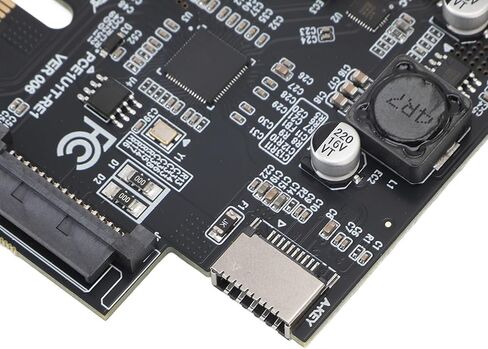 بطاقة توسيع USB 3.2 Gen1، PCIE 1X إلى USB A Type C Type E بطاقة محول مع سرعة عالية 5 جيجابت في الثانية لنقل البيانات، لـ 7 8 10 11 2003 in Kuwait
