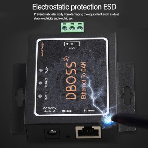 Industrial CAN to Ethernet Converter CAN1 CAN2 RS485 Port 2 Way Clear Data Conversion for Systems Integrators Bidirectional Converter in Saudi Arabia