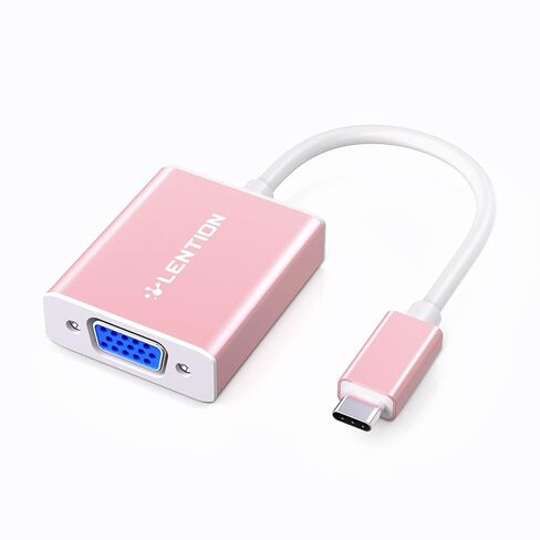 محول USB-C إلى VGA 1080P، ذهبي وردي in Saudi Arabia