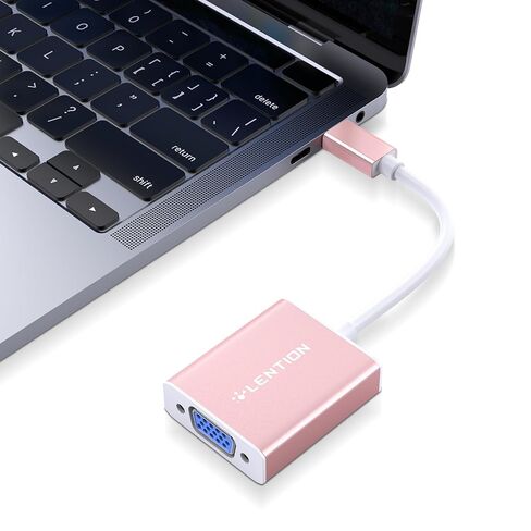 محول USB-C إلى VGA 1080P، ذهبي وردي in Saudi Arabia