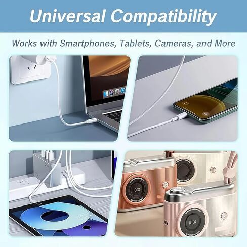 1PC 5-in-1 Multifunctional Charging Kit 60W PD Fast Charge Cable Organizer Box with Memory Card Slot for Travel, Home, Office, Black in Saudi Arabia