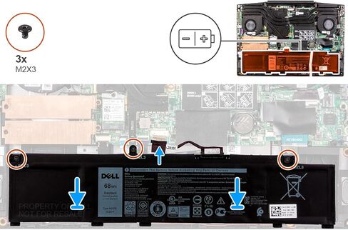 بطارية كمبيوتر محمول DELL 266J9 11.4V 51Wh ثلاثية الخلايا لأجهزة DELL G3 15 (3500)، G3 15 (3590)، G5 15 (5500)، G5 15 (5505)، G5 SE 5505، Inspiron 14 5000 (5490) أجهزة الكمبيوتر المحمولة P/N: 266J9 0M4GWP M4GWP 0PN1VN MV07R W5W19 in Saudi Arabia