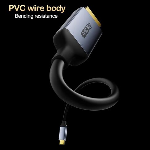 4K 60Hz USB-C to HDMI Cable, 3.3Ft/1M High-Speed USB 3.1 Type-C (Source) to HDMI (Display) Cord, (Thunderbolt 4/3 Compatible) for MacBook Pro/Air, iPhone 15/16, iPad Pro, iMac(3.3Ft/1M) in Saudi Arabia