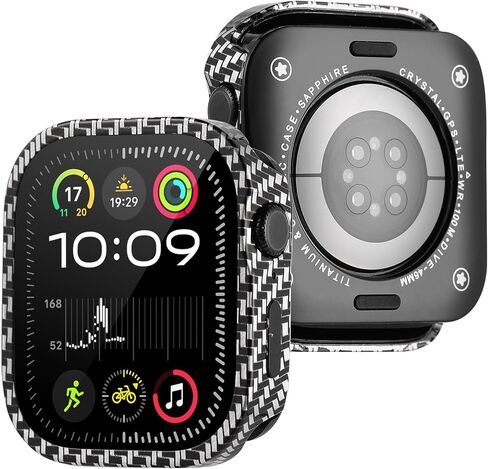for 49mm Apple Watch Ultra 3/2/1 Bumper Case with Screen Protector Tempered Glass, and Ceramic Like Back Cover for iWatch, Straight Edge Ultra Thin Lightweight Protective Cover in Saudi Arabia