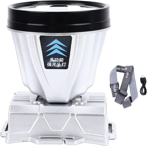 Super Bright Rechargeable High Power Headlamp 90000 Lumens Portable Waterproof Headlight with Power Display for Outdoor Activities in Saudi Arabia
