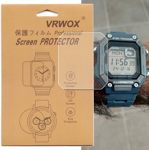 [3-Pcs] TPU Screen Protector For WS-B1000 WS-B1000-2AV Watch,Full Coverage HD TPU Clear Anti-Bubble and Anti-Scratch in Saudi Arabia