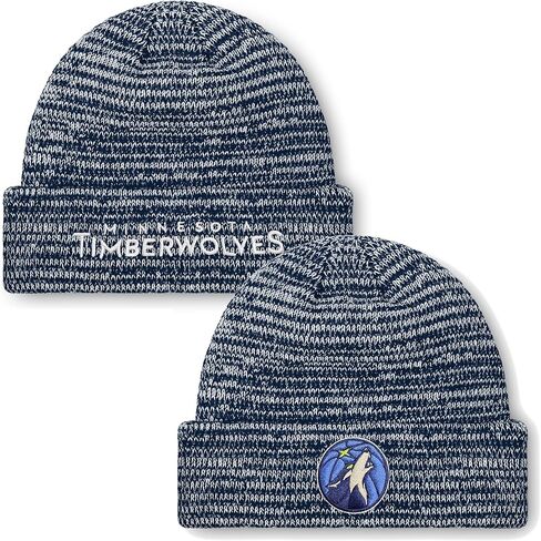 FOCO NBA Adult Official Marled Cold Weather Cuffed Knit Beanie in Clear Holiday Ball Ornament in Saudi Arabia