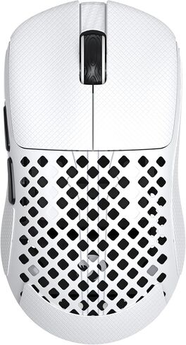 ATTACK SHARK MAMBASNAKE M2 Wireless Gaming Mouse,41g Ultra-Lightweight Carbon Fiber Mouse,40,000 DPI,PAW3395PRO Sensor,Wired/BT/2.4GHz Wireless Programmable Mice for Mac/PC Gamer(Black) in Kuwait