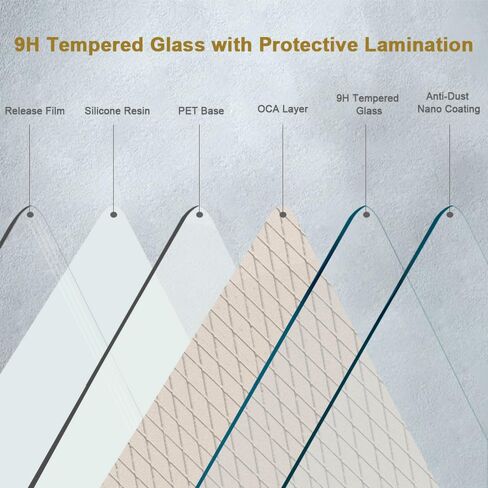 Screen Protector for Garmin Fenix 5S Tempered Glass Film, 9H Hardness,Anti-Scratch,High Definition,Bubble Free (2 pcs) in Kuwait