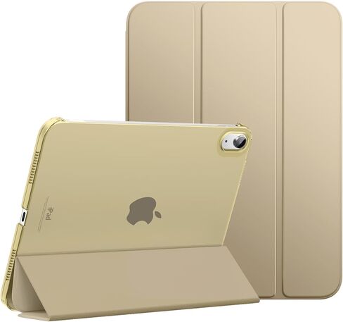حافظة MoKo PrisVibe لجهاز iPad (A16) الجيل الحادي عشر 11 بوصة 2025، iPad الجيل العاشر 10.9 بوصة 2022، غطاء خلفي شفاف وصلب من البولي كربونات، غطاء ذكي يدعم معرف اللمس، أسود قزحي الألوان in Kuwait