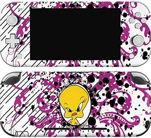 ملصق ألعاب Skinit متوافق مع Nintendo Switch Lite - مرخص رسميًا من لوني تونز تويتي بيرد مع تصميم Attitude in Kuwait