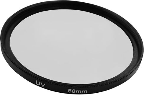 58mm UV Filter for AF-P Nikon NIKKOR 70-300mm f/4.5-6.3G ED, AF-S DX Nikon NIKKOR 55-300mm f/4.5-5.6G ED VR,Hxdzieory in Saudi Arabia