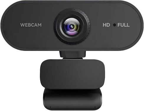 Webcam with Microphone &1080P HD Web Cam, Stand for PC/MAC/Laptop/Desktop, Wide Angle Web Cameras for YouTube,Skype,Zoom,Xbox One,Video Calling,Studying and PS4 in Saudi Arabia