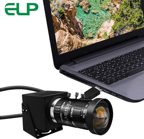 ELP 48mp USB Camera Manual Zoom Webcam for Computer Mini Lightburn Camera for Laser Engraver UVC USB2.0 Close-up Web Cam 6000P USB Security Webcam 5-50mm 10X Zoom Webcamera for PC Jetson Nano Pi in Saudi Arabia