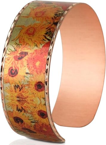 Moreni Copper Bracelet for Women with Wooden Gift Box – Art-Inspired Elegant & Timeless Handmade Jewelry Gift in Kuwait