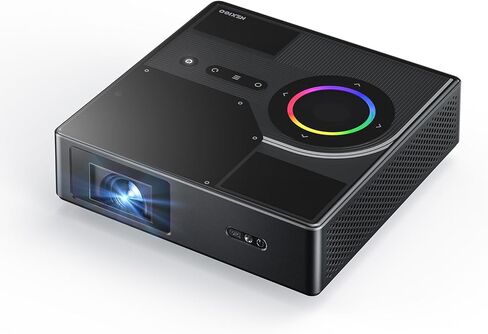 Nexigo trivision Ultra ، 4K Portable Portable Projector ، 2600 Lumens ، لا بقعة ليزر ، لا يوجد إجهاد للعين ، رؤية Dolby ، HDR10+، الفناء الخلفي/المسرح المنزلي مع 3D ، 30W DTS افتراضية: X ، Slot Fire TV Slot in Saudi Arabia