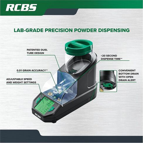 موزع مسحوق ماتش ماستر من RCBS، أسود، مقاس واحد in Saudi Arabia