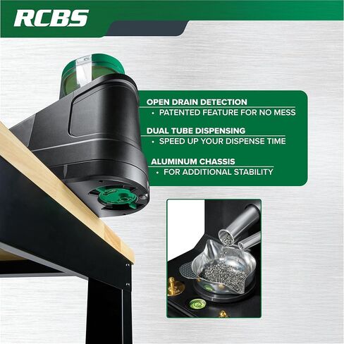 موزع مسحوق ماتش ماستر من RCBS، أسود، مقاس واحد in Saudi Arabia