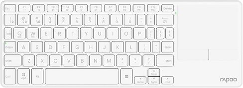 Rapoo E900T Mini Wireless Keyboard with Touchpad, Multi-Device HTPC Keyboard for PC-Connected TV/Tablet/Steam Deck/Gaming Console/Raspberry Pi/Mini PC - Support Touch Gestures for Windows & Mac in Saudi Arabia