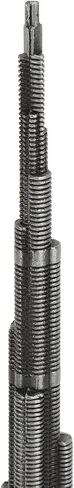 Tyenaza Khalifa Tower Model,Alloy Miniature European Dubai Tower Figurine Model Building Model Arts Craft Collectible Souvenir Office Home Desktop Decor (22cm/8.66in) in Saudi Arabia