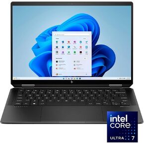 كمبيوتر محمول HP Spectre x360 2 في 1 / شاشة لمس 14 بوصة 120 هرتز / Intel Evo Core Ultra 7 155H 16 نواة / 16 جيجابايت LPDDR5 1 تيرابايت NVMe SSD M.2 / Backlit KB FP Thunderbolt 4 Wi-Fi 6E 9MP IR Camera / Win11 Pro in Kuwait
