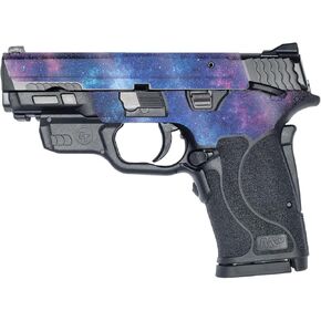 غلاف MightySkins اللامع المتوافق مع Smith & Wesson M&P 9mm Shield EZ M2.0 - Nebula | لمسة نهائية لامعة واقية ومتينة شديدة اللمعان | سهل التطبيق | صنع في الولايات المتحدة الأمريكية in Kuwait