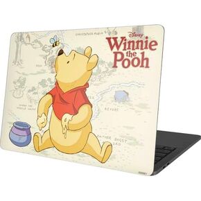 غلاف كمبيوتر محمول من Skinit متوافق مع جهاز MacBook Pro 13in (2020) - تصميم خشبي مرخص رسميًا من Disney Winnie The Pooh Hundred Acre Wood in Kuwait
