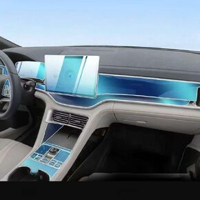 TPU Protective Film Cover Anti-Scratch, for BYD Song Plus Champion 2024 2025 Gearbox Panel Navigation Screen Automotive in Saudi Arabia