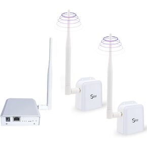 جسر لاسلكي، جسور هالو PTP/PTMP WiFi، في الهواء الطلق للتسوق في مبنى مرآب الحظيرة، التوصيل والتشغيل، مسافة طويلة 3 كيلومتر، جسر إيثرنت لاسلكي بمنفذ LAN 10/100 ميجا بت في الثانية مع هوائي عالي الكسب (1 إلى 1) in Kuwait
