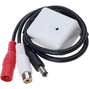 الميكروفونات شاشات الصوت بيك اب الأمن DC5V-12V أنثى محول لكاميرات المراقبة CCTV الأمن ميكروفونات مانعة لتسرب الماء in Kuwait