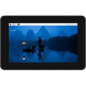 شاشة لمس HMI صناعية الكل في واحد مقاس 7 بوصة 720 × 1280 لـ Raspberry Pi 5 (غير متضمنة)، تدعم مخرج HDMI مزدوج 4K، لمسة 10 نقاط، ربط بصري، حافظة من سبائك الألومنيوم @XYGStudy (RPI-HMI-7A-ACCE) in Kuwait