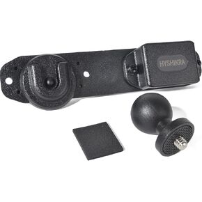 Universal Radio Bracket, Walkie-talkies Back Clip Mount, CB Mic Holder with 25mm 1" Ball Adapter Compatible with RAM Mounts B Size Double Socket Arm in Kuwait