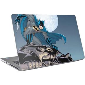 غلاف كمبيوتر محمول من Skinit متوافق مع Latitude 5420 - مرخص رسميًا من DC Comics Batman Watches Over The City Design in Kuwait