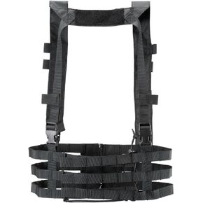 Lancer Tactical Low Profile Airsoft Chest Rig (Color: Black) in Saudi Arabia