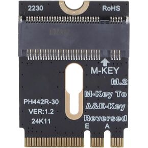 محول تحويل Denash M.2 NVME SSD، بطاقة تحويل M.2 NGFF NVMe تدعم 2230 2240 2260 2280. أحجام البطاقات، سرعة PCIe 4.0 in Kuwait
