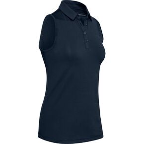 Under Armour Zinger Sleeveless Polo Exotic Bloom/Baltic Plum MD (US 8-10) in Saudi Arabia