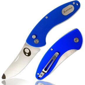 Kids Pocket Knife with Sheath Set - Stainless Steel Children’s Folding Pocket Knife with Safety Rounded Tip in Kuwait