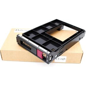 علبة صينية هجينة 3.5 بوصة LFF SAS SATA 774026-001 مع محول 2.5 بوصة 661914-001 لخوادم HP Apollo 4200 4510 1650 ProLiant ML350 ML110 G9 Gen10 مع برغي in Kuwait