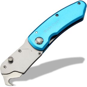 Wiebe Folding Hook Knife (DS11 ZIPR) - Specialized Replaceable Double-Ended Hook Blades for Hunting Alloy Steel Handle, 7-Inch in Kuwait