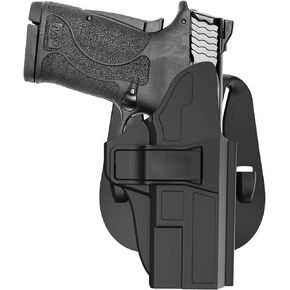 M&P Shield EZ Holster fit S&W M&P 9mm 380 Shield EZ, Smith & Wesson Performance Center M&P Shield EZ 9mm 380، حافظة مجداف مفتوحة للحمل OWB، غير قابلة للتعديل وتحرير سريع - اليد اليمنى in Kuwait