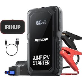 Car Battery Jump Starter 4000A, Car Jump Starter Jump Box(Up to All Gas or 10L Diesel Engine),12V Jump Starter Battery Pack Portable Smart Jumper Cables in Saudi Arabia