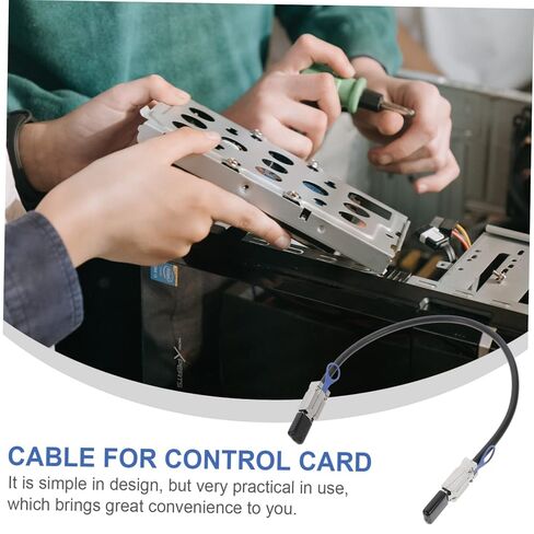 Mini SAS Sff Pin Cable High Speed Data Storage Cord for Servers with Release Rings Professional Craftsmanship Transmission Rate Replacement for DIY Enthusiasts in Saudi Arabia