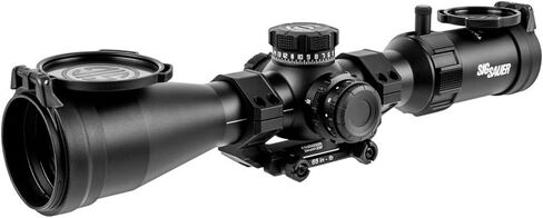 SIG SAUER Tango-MSR 3-18X50mm 34mm Tube F1/First Focal Plane High-Magnification Durable Shockproof Waterproof Fogproof Black Hunting Riflescope, Lens Covers & 34mm Alpha-MSR 1.300" Mount Included in Saudi Arabia