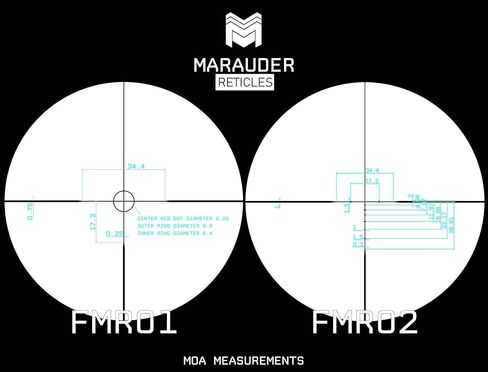 نطاق بندقية Monstrum Marauder 3-9x40 مع هدف قابل للتعديل AO in Saudi Arabia
