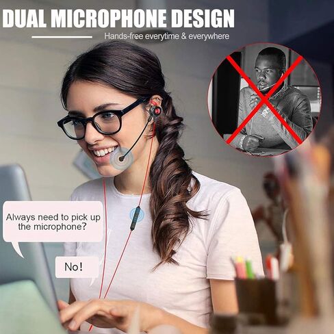 Gaming Headset with Microphone Wired Gaming Earbuds PC for PS4 PS5 One PlayStation 5 Games Mobile Phone,Detachable Stereo Bass Earphones Noise Cancelling Gaming Headphones with Mic Black in Saudi Arabia