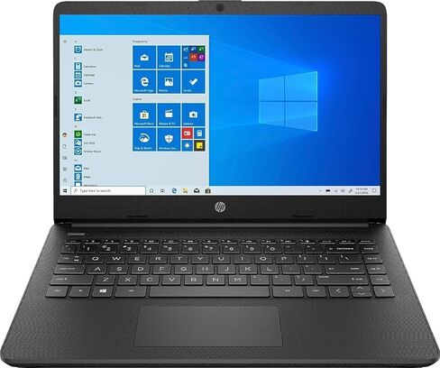 كمبيوتر محمول HP 14 بوصة (يشمل Microsoft 365 لمدة عام واحد)، شاشة HD، معالج Intel رباعي النواة، ذاكرة الوصول العشوائي 16 جيجابايت، تخزين 128 جيجابايت، Wi-Fi 6، كاميرا ويب، HDMI، Windows 11 Home، أسود in Kuwait